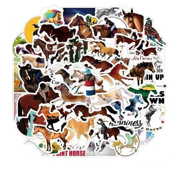 Paardenstickers | Bruin | Voor Kinderen