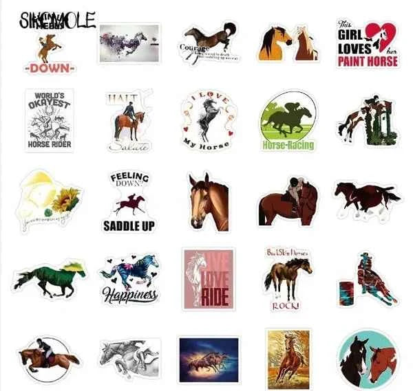 Paardenstickers | Bruin | Voor Kinderen