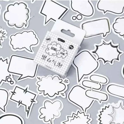Stickerdoosje | Tekstwolkjes | Cartoon