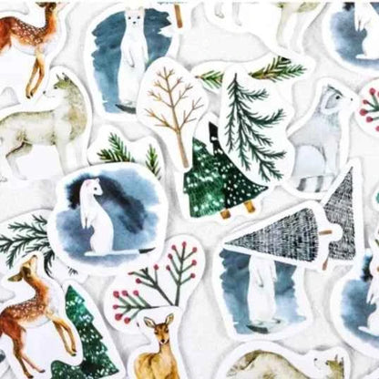 Stickerdoosje | Winterstickers | Voor kinderen en volwassenen