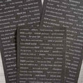 Tekststickers | Zwart met Wit | Washi