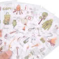 6 vellen washistickers | Vakantie en Kamperen