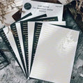 Tekststickers | Zwart met goud | 540 stuks