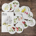 Stickerdoosje | Ronde bloemenstickers
