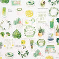 Stickerdoosje | Zomerse groene stickers