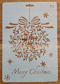 Sjabloon kerst - Kerstbal joy