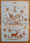 Sjabloon kerst - Merry Christmas