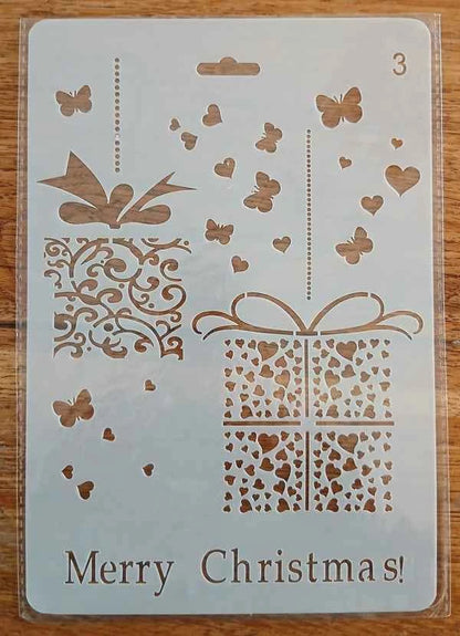 Sjabloon kerst - Cadeaus