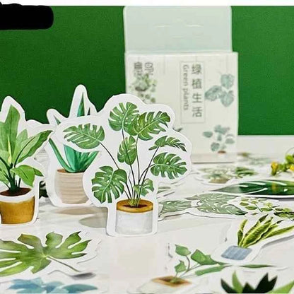 Stickerdoosje | Kamerplanten en bladeren