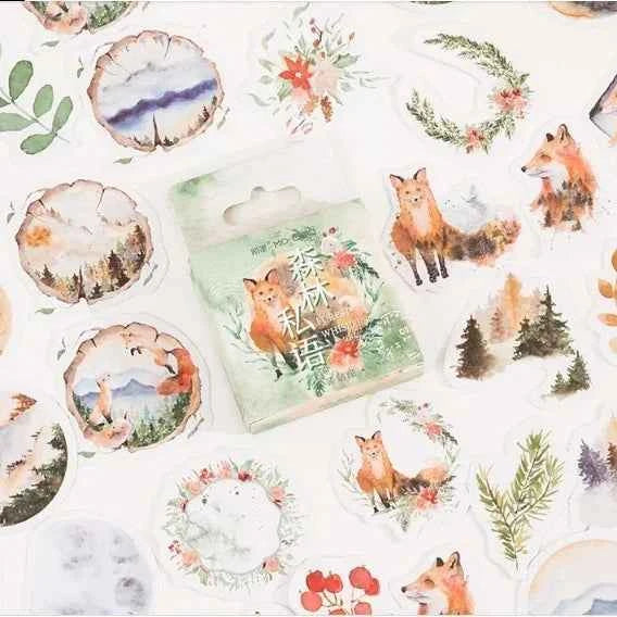 Stickerdoosje | Herfststickers | Thema vos
