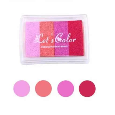 Stempelkussen | Roze | 4 tinten