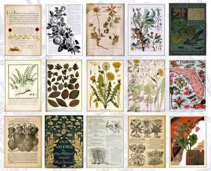 Papierblokje 60 vellen | Planten