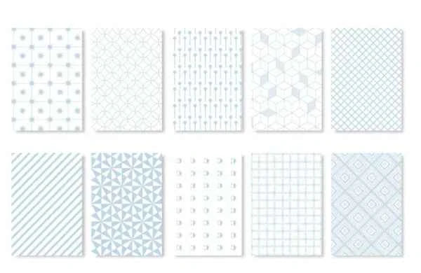 Designpapier Set – 83x55 mm- Lichtblauw