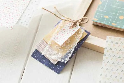 Designpapier Set – 83x55 mm- Lichtblauw