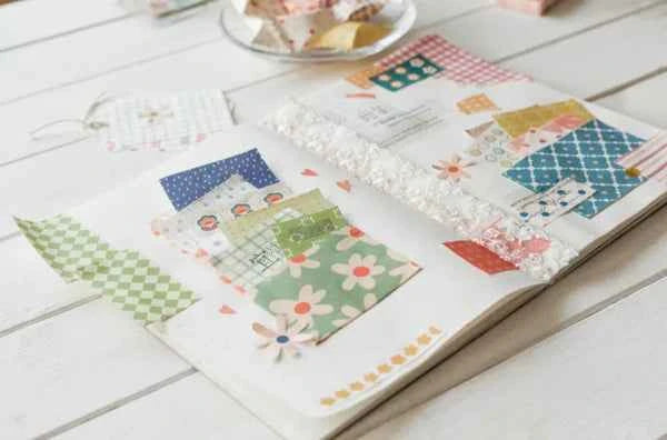 Designpapier Set – 83x55 mm- Lichtblauw