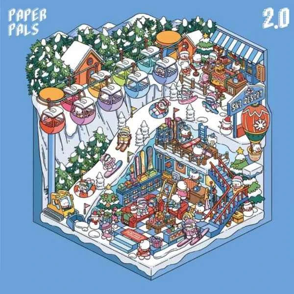 3D- Scene stickers | Ski resort